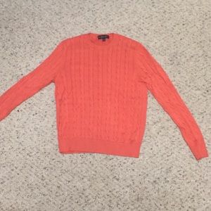 Gorgeous Salmon Brooks Brothers Pima Sweater